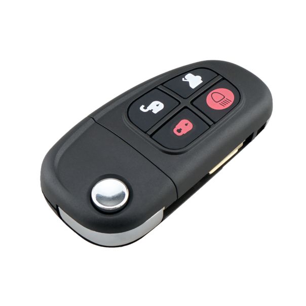 888 CAR ACCESSORIES Kućište oklop ključa 4 dugmeta za Jaguar - E71-aP000