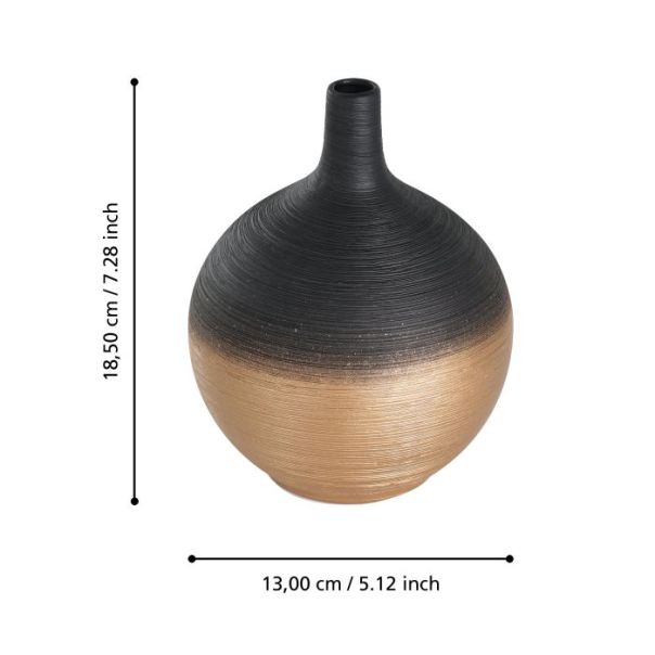 EGLO Keramička vaza 18.5x13cm Saryksu - 421418
