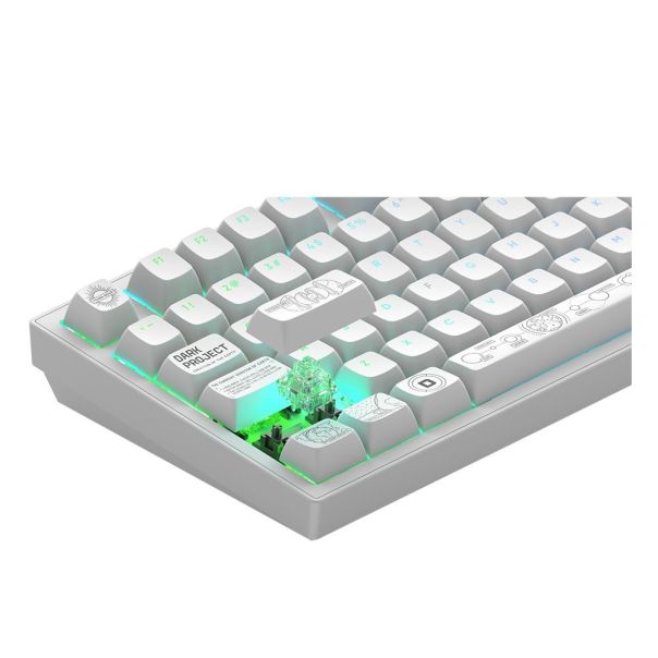 Dark Project ALU Terra Nova White - Wireless Gaming Keyboard (ANSI) - EP3248974