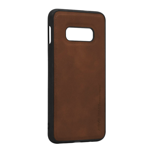 Maska za Samsung S10e/ G970 braon Earl III Leather - 033068