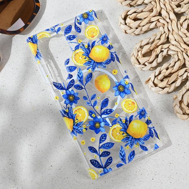 Maska za Samsung S928B Galaxy S24 Ultra Mediteran Lemon Print Magsafe - 8020874