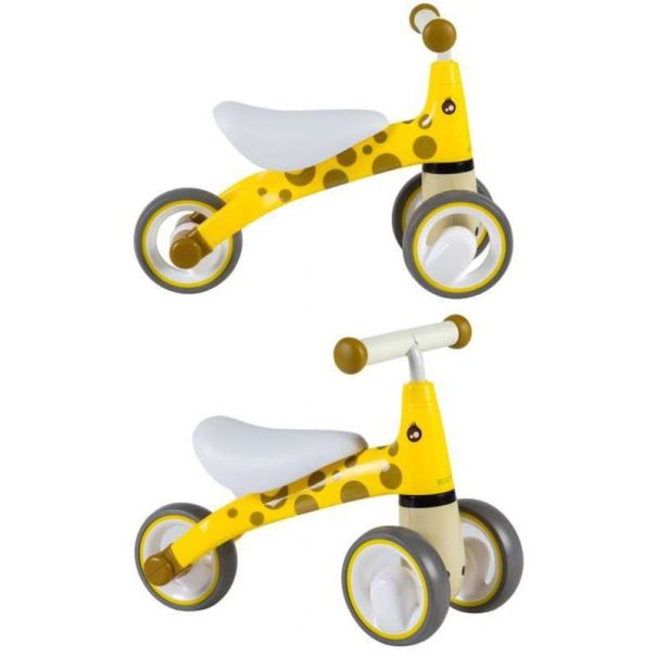 ECO TOYS Bicikl guralica za decu Žirafa, žuta - LB1603 YELLOW