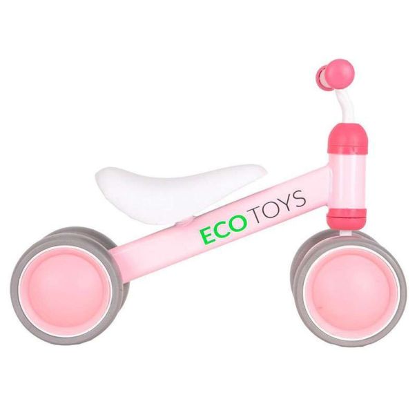 ECO TOYS Bicikl guralica za decu, roze - JM-118 PINK