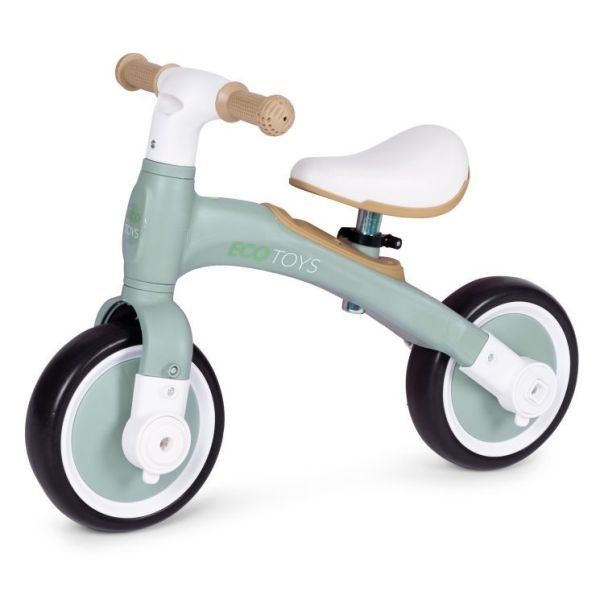 ECO TOYS Bicikl sa pedalama i pomoćnim točkovima 3u1, zelena - LC-V1359 GREEN