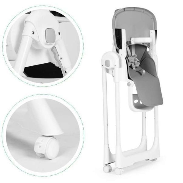 ECO TOYS Hranilica za bebe, tamnosiva - HA-013DARKGRAY