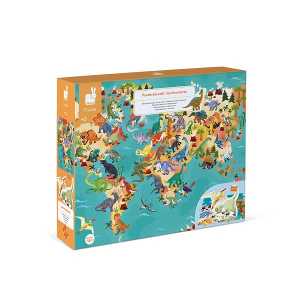 JANOD 3D Puzzle Dinosaurusi - 200 delova - J02679
