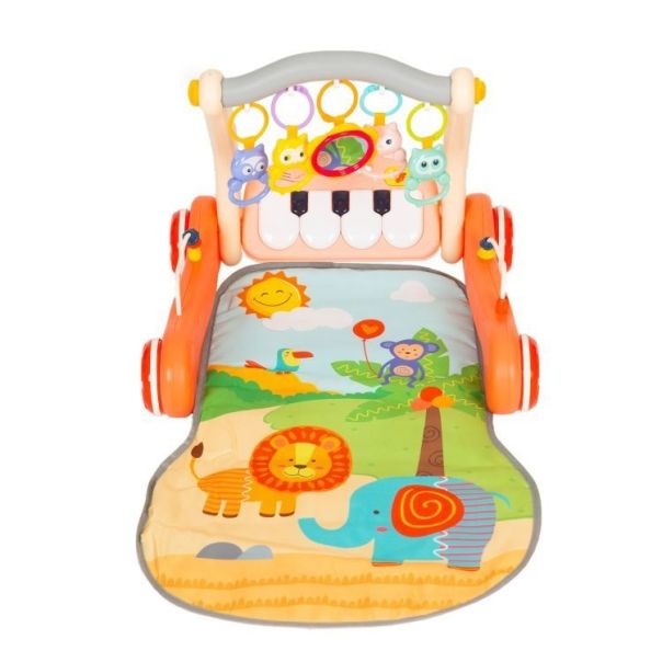 ECO TOYS Edukativna guralica sa podlogom za igru 2u1 Piano - HE0638
