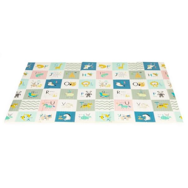 ECO TOYS Dečja podloga za igru sa dva lica 147x193cm Animals - ECOEVA014