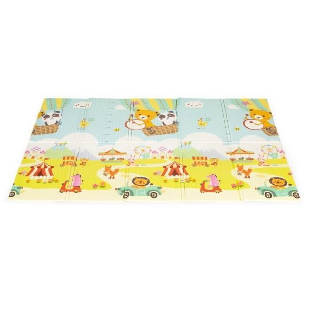 ECO TOYS Dečja podloga za igru sa dva lica 147x193cm Animals - ECOEVA014