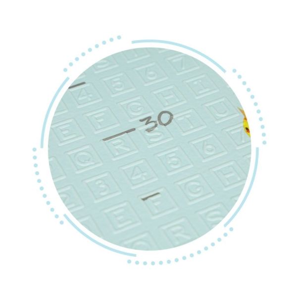 ECO TOYS Dečja podloga za igru sa dva lica 147x193cm Animals - ECOEVA014