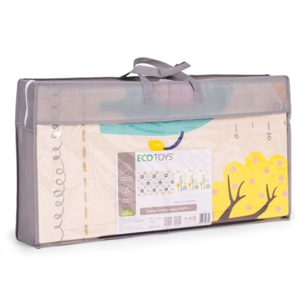 ECO TOYS Edukativna podloga za igru sa dva lica 150x200cm - ECOEVA022
