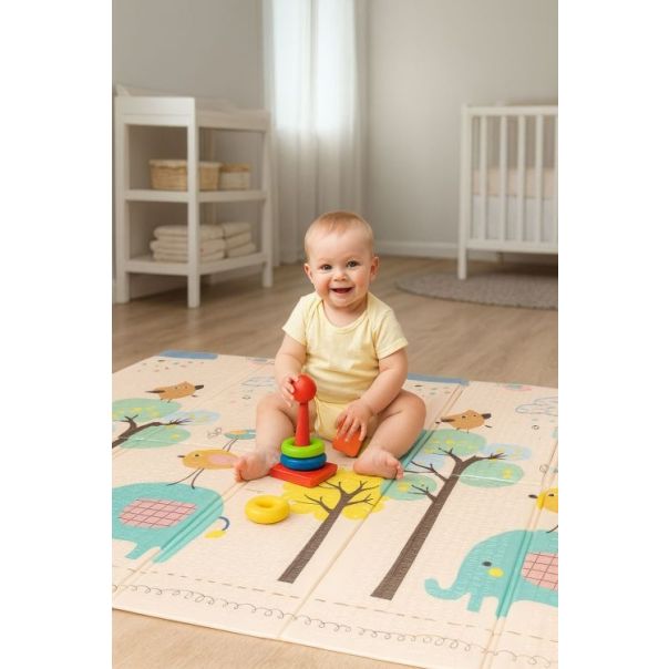 ECO TOYS Edukativna podloga za igru sa dva lica 180x200cm - ECOEVA023