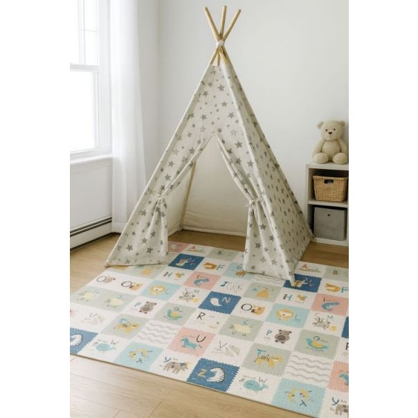 ECO TOYS Edukativna podloga za igru sa dva lica 180x200cm - ECOEVA023