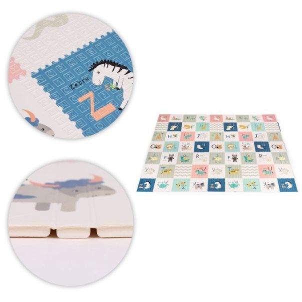 ECO TOYS Edukativna podloga za igru sa dva lica 180x200cm - ECOEVA023