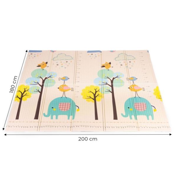 ECO TOYS Edukativna podloga za igru sa dva lica 180x200cm - ECOEVA023