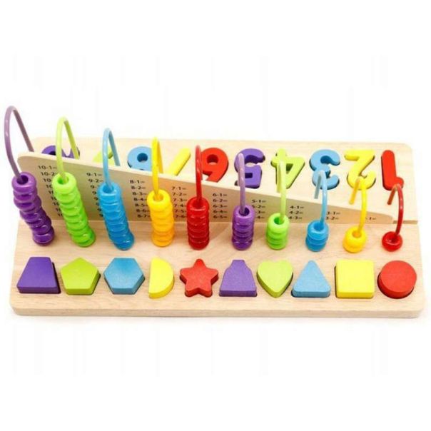 ECO TOYS Edukativna drvena računaljka za decu - MB059