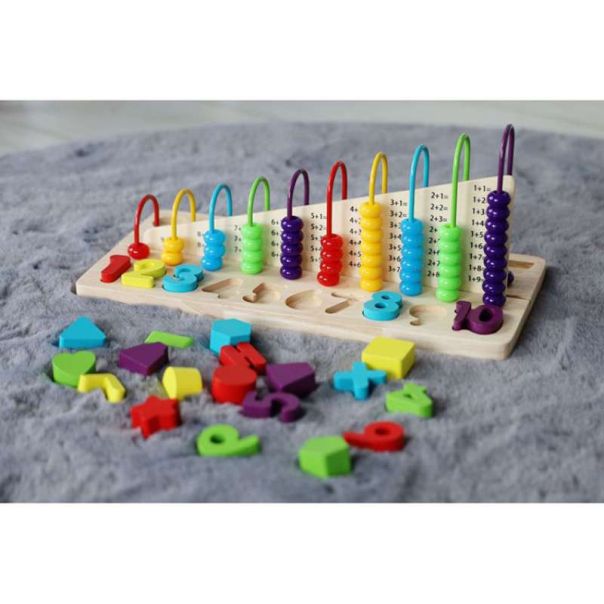 ECO TOYS Edukativna drvena računaljka za decu - MB059