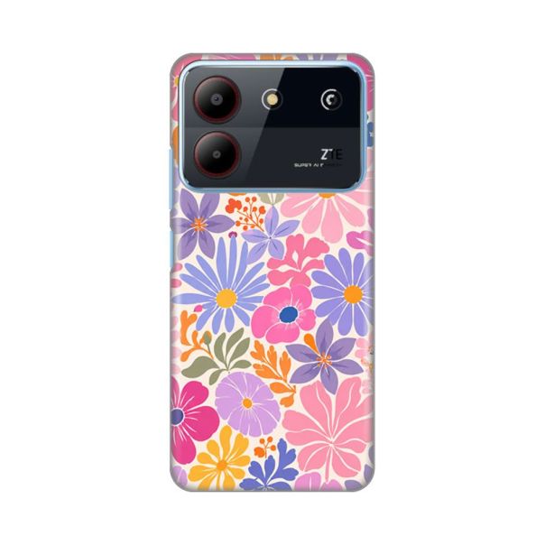 Maska za ZTE Blade A54 Sunny Petals Silikonska Print - EP3141587