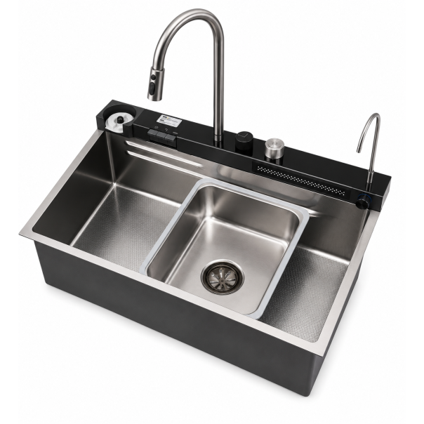 Sudopera sa baterijom 71×46 cm Crna - EP3252763