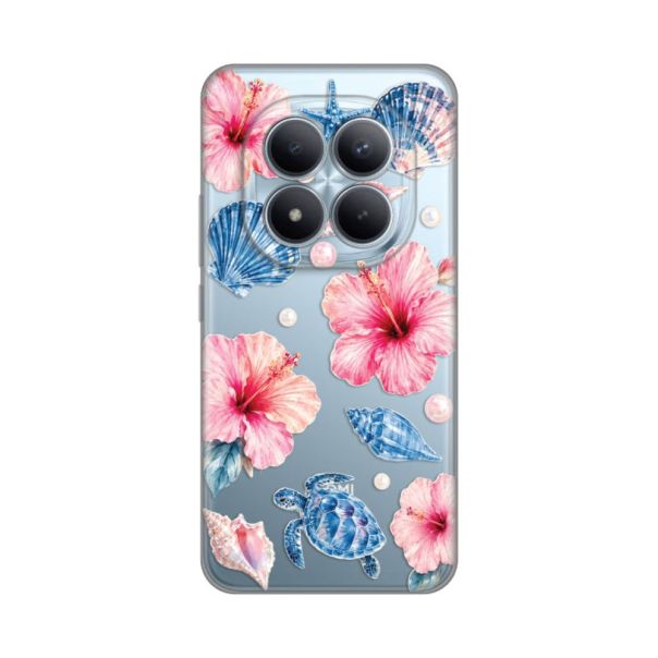 Maska za Xiaomi Redmi Note 15 Pro Plus 5G Hibiscus Sea Silikonska Print Skin - EP3142035
