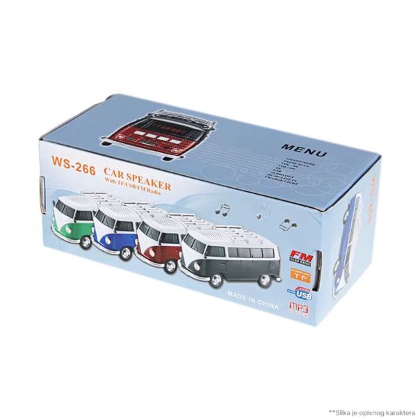 Bluetooth zvucnik WS-266 plavi - 218393