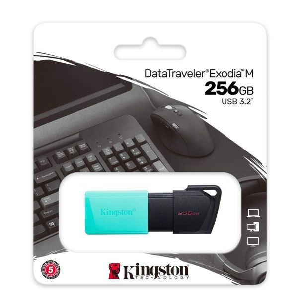 USB memorija KINGSTON DTXM/256GB/DataTraveler Exodia/3.2/crna - EP2753356