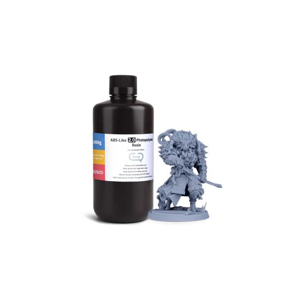 ELEGOO ABS-like 2.0 Resin za 3D štampač 1000g, siva - 048970