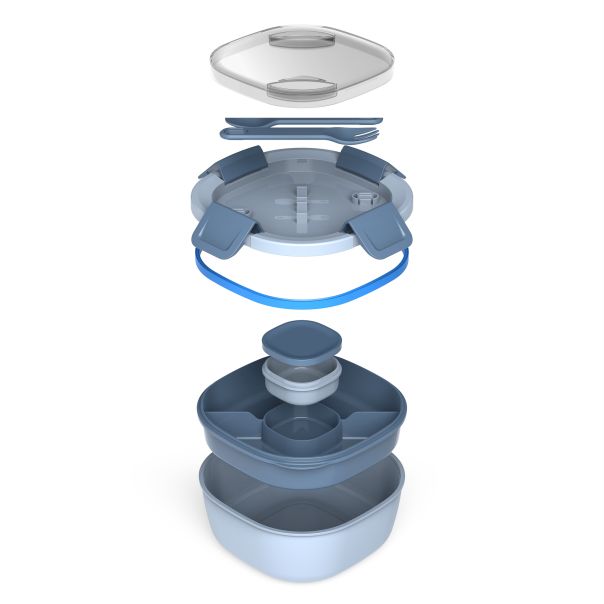 eHomeKitchen Lunch box 19,3 x 19,3 x 9,7cm - EH-947