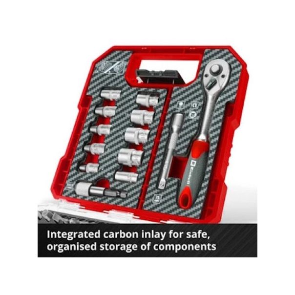 EINHELL Set alata i bitova, 1/4