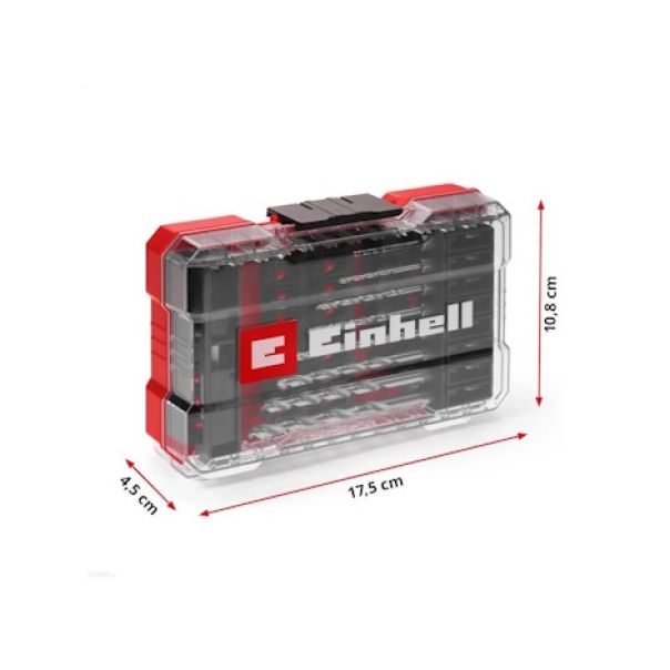EINHELL Set bitova i burgija za metal + S2-E6.3-1/4'' 2-6.5mm M-Case 39/1 - EP2836590