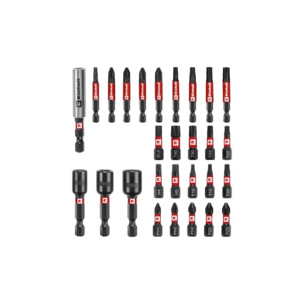 EINHELL Set impaktor bitova 25-50mm i nasadnih ljučeva 6-8-10 S-Case 28/1 - EP2836572