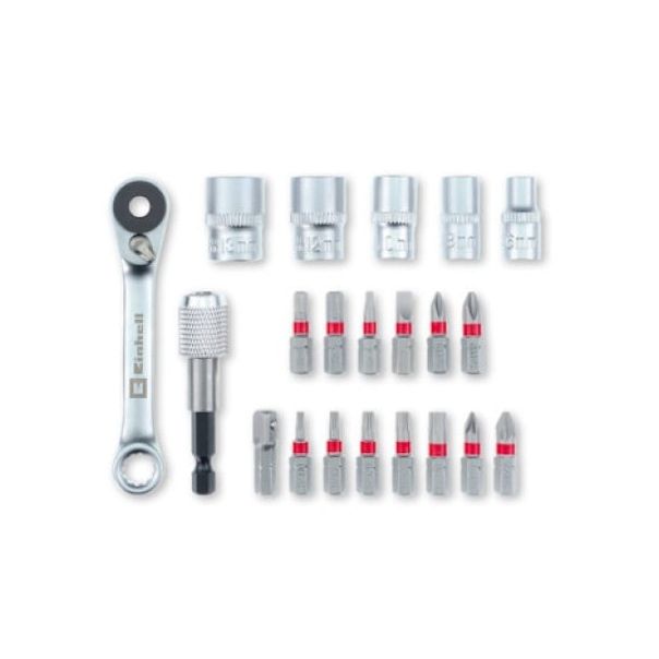 EINHELL Set alata i bitova 1/4