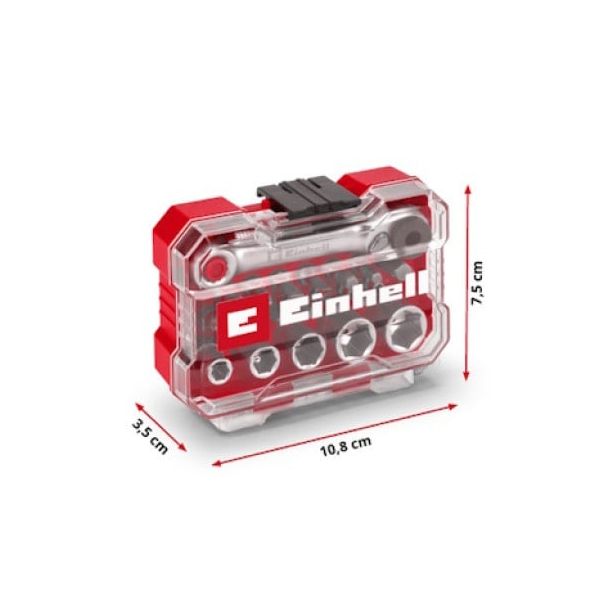 EINHELL Set alata i bitova 1/4