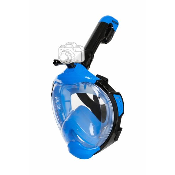 BLUE REEF Maska full face black blue U - EK-05