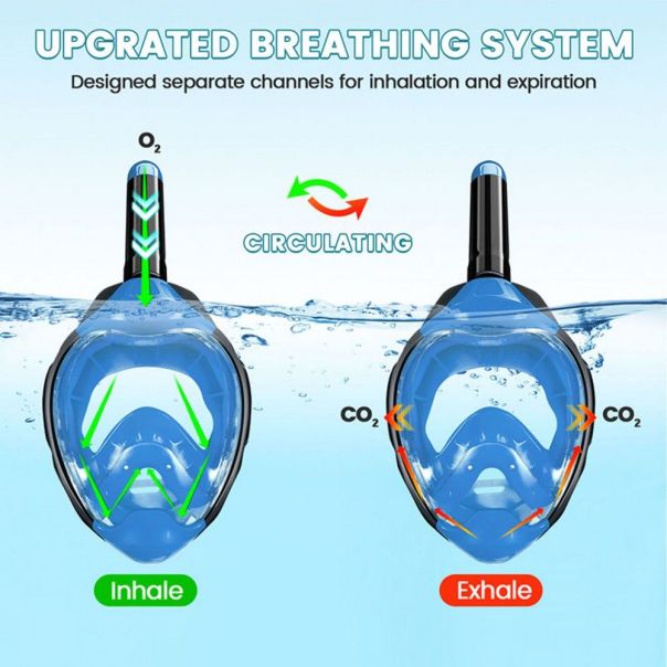 BLUE REEF Maska full face goggle U - EK ADULTS