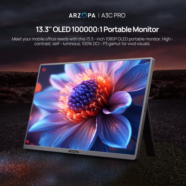 Eksterni prenosni monitor 13,3'' A3C Pro OLED 150%sRGB - 222428