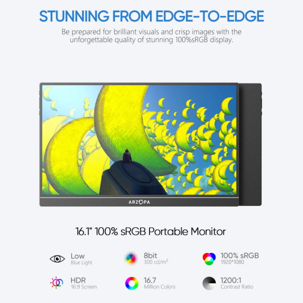 Eksterni prenosni monitor 16,1'' Z1C FHD 100%sRGB - 222431