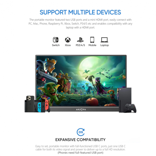 Eksterni prenosni monitor 16,1'' Z1C FHD 100%sRGB - 222431