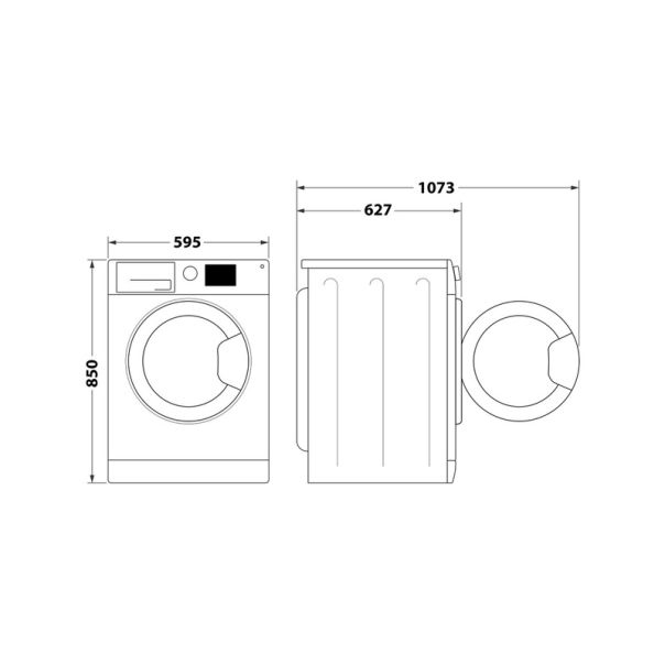 WHIRLPOOL Mašina za pranje veša FFB 8469 BV EE - ELE02831