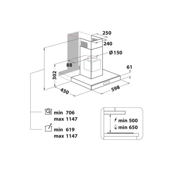 WHIRLPOOL Aspirator WHBS62FLTK - ELE03080
