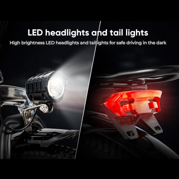 Samebike Elektricni bicikl 20LVXD30-II beli - 619059