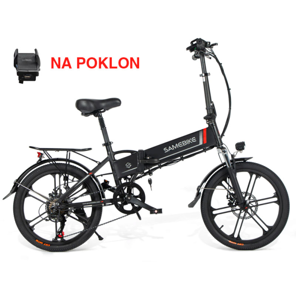 Samebike Elektricni bicikl 20LVXD30-II crni - 613532