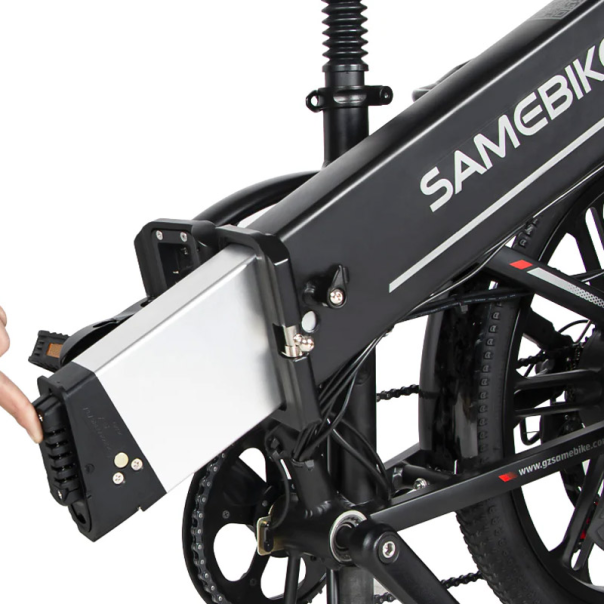 Samebike Elektricni bicikl 20LVXD30-II crni - 613532