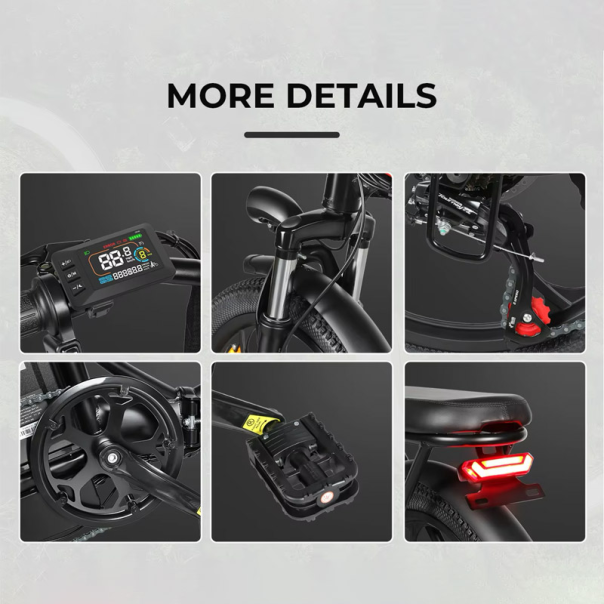 Samebike Elektricni bicikl CY20 tamno plavi - 621949