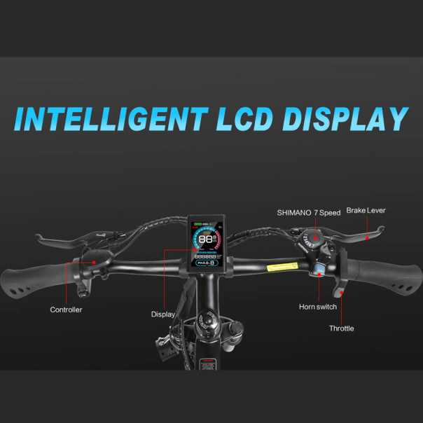 Samebike Elektricni bicikl EBE2 crni - 622670