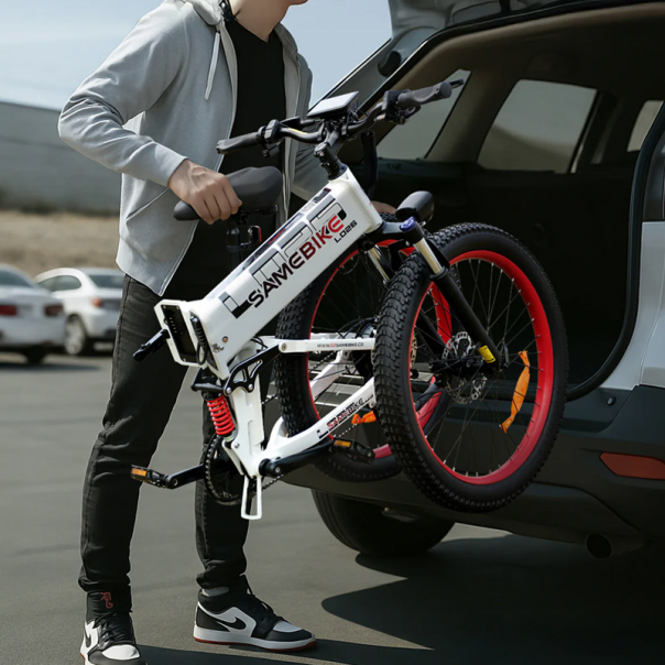 Samebike Elektricni bicikl L026-PLUS beli - 619052