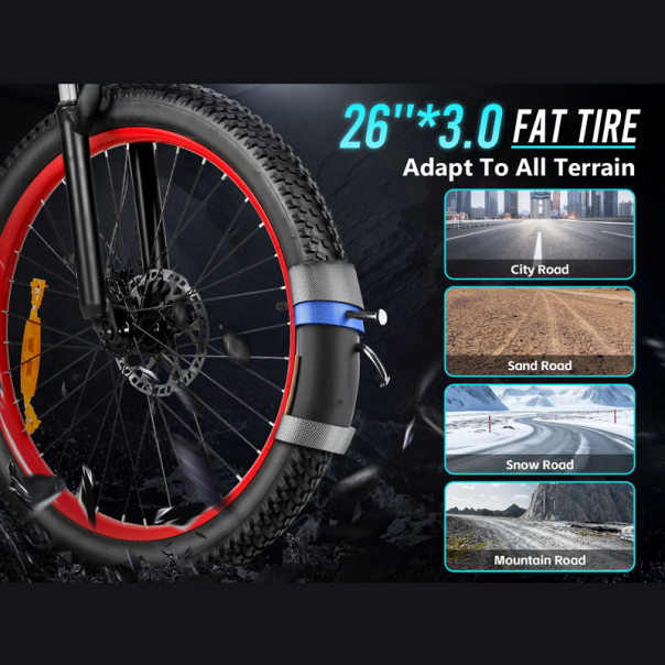 Samebike Elektricni bicikl L026-PLUS beli - 619052