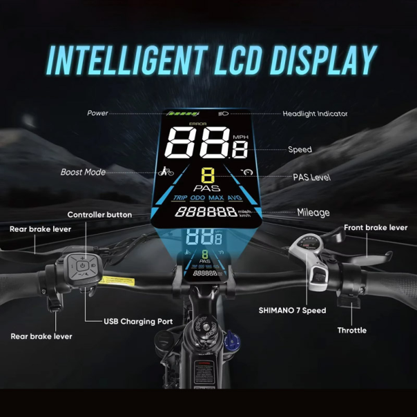 Samebike Elektricni bicikl RS-A01 Men1.0 crni - 619053