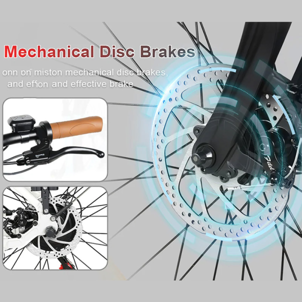 Samebike Elektricni bicikl RS-A07 beli - 615447