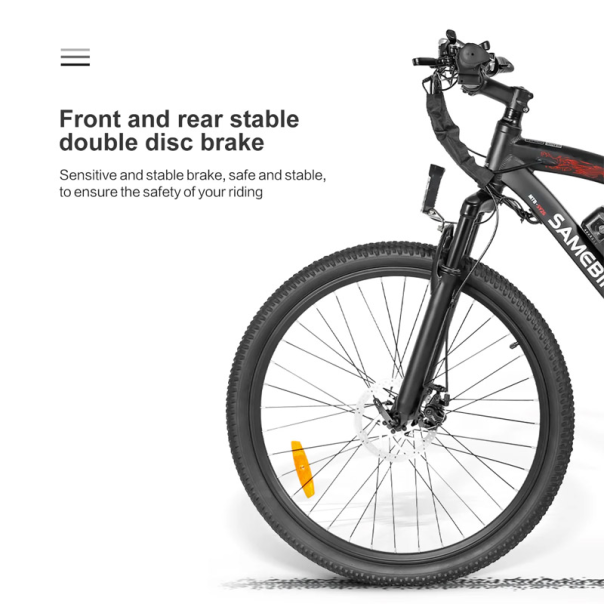 Samebike Elektricni bicikl SY26 II beli - 616332